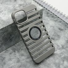 Zastitna futrola LINES LOGO CUT - iPhone 14 (6.1) siva (MS).