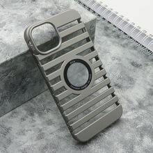 Zastitna futrola LINES LOGO CUT - iPhone 13 (6.1) siva (MS).