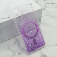 Zastitna futrola Simple Sparkle MagSafe - Samsung S921 Galaxy S24 5G ljubicasta (MS).