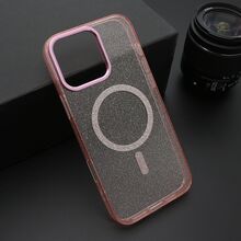 Zastitna futrola SPARKLING MagSafe - iPhone 16 Pro Max (6.9) roze (MS).