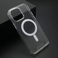 Zastitna futrola STANDARD MagSafe - iPhone 15 Pro Max (6.7) providna (bela) (MS).