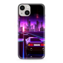PRINT CLEAR silikonska futrola skin (ultra tanka) NEON WAVE - iPhone 14 (6.1) NW03 (MS).