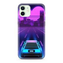 PRINT CLEAR silikonska futrola skin (ultra tanka) NEON WAVE - iPhone 12/12 Pro (6.1) NW02 (MS).