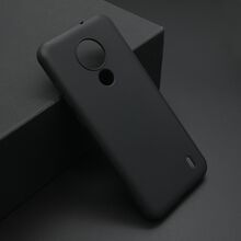 KOLOR silikonska futrola skin (ultra tanka) - Nokia C21 crna (MS).