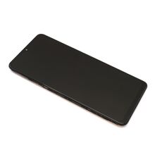LCD ekran (displej) - Samsung A022 Galaxy A02 + Touch screen + okvir crni Full ORG EU (GH82-25250A) (MS).