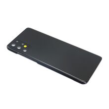 Poklopac baterije - Samsung G985F Galaxy S20 Plus/G986 Galaxy S20 Plus 5G + staklo kamere crni (NO LOGO) (MS).
