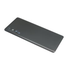 Poklopac baterije - Huawei P30 crni + staklo kamere (NO LOGO) (MS).