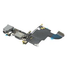 Flet kabl - Iphone 6S sa konektorom punjenja i Slusalica (handsfree) crni (MS).