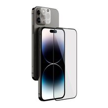 Tempered glass (zastitno staklo za ekran) Nillkin 2u1 HD - iPhone 14 Pro Max (6.7) crna (MS).