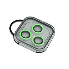 Folija za zastitu kamere GLASS LUXO - iPhone 15 Pro (6.1)/15 Pro Max (6.7) zelena (MS).