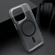 Zastitna futrola AURA MagSafe - iPhone 15 Pro (6.1) crna (MS).