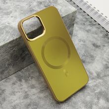 Zastitna futrola COLOR METAL MagSafe - iPhone 13 (6.1) zlatna (MS).