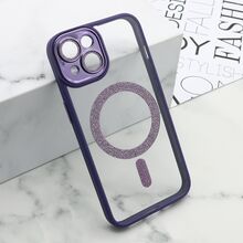 Zastitna futrola DIAMOND MagSafe - iPhone 14 (6.1) ljubicasta (MS).