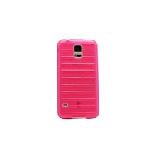 Zastitna silikonska futrola Rib - Samsung I9600 S5/G900 pink.