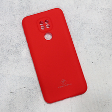 Teracell GIULIETTA silikonska futrola - Motorola Moto G9 Play mat crvena.