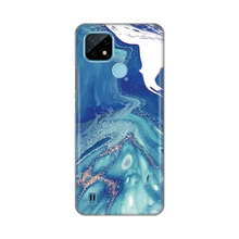 PRINT silikonska futrola - Realme C21 Blue Marble.