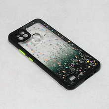 Zastitna futrola okvir Glitter - Realme C21 crna.