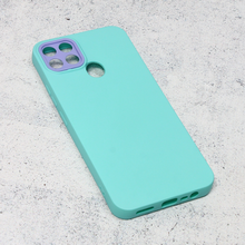Zastitna futrola Camera Color HD - Realme C25 mint.