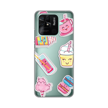 PRINT silikonska futrola skin (ultra tanka) - Xiaomi Redmi 10C Ice cream.