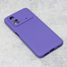 Teracell GIULIETTA silikonska futrola - Xiaomi Poco M4 Pro 4G mat ljubicasta.