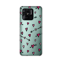 PRINT silikonska futrola skin (ultra tanka) - Xiaomi Redmi 10C Heart Pattern.