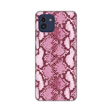 PRINT silikonska futrola - Samsung A035 Galaxy A03 Pink Snake.