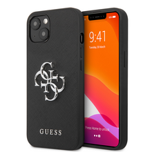 Zastitna futrola Guess Saffiano Big - iPhone 13 crna (GUHCP13MSA4GSBK).