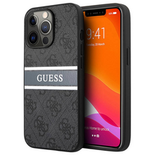 Zastitna futrola Guess Stripe - iPhone 13 Pro siva (GUHCP13L4GDGR).