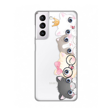 PRINT silikonska futrola skin (ultra tanka) - Samsung G991 Galaxy S21 Cats.