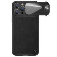 Zastitna futrola Nillkin CamShield Leather S - iPhone 14 Pro Max 6.7 crna.