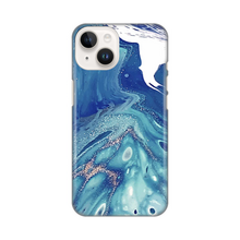 PRINT silikonska futrola - iPhone 14 Blue Marble.