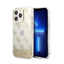 Zastitna futrola Guess Hc 4G Electro Script - iPhone 14 Pro zlatna (GUHCP14LHG4MHG).