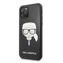 Zastitna futrola Karl Lagerfeld Double Layers Glitter - iPhone 11 Pro Max 6.5 crna ( KLHCN65DLHBK).