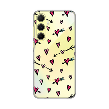 PRINT silikonska futrola skin (ultra tanka) - Samsung A556 Galaxy A55 5G Heart Pattern.