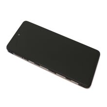 LCD ekran (displej) - Motorola Moto G24 + Touch screen + okvir crni ORG (MS).