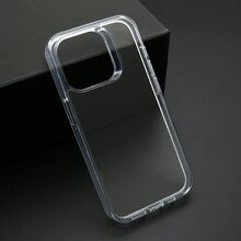 Zastitna futrola COLOR Okvir za iPhone 15 Pro (6.1) srebrna (MS).