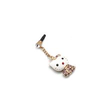 Kapica Slusalica (handsfree) 3,5 mm charm Kitty L ljubicasta.