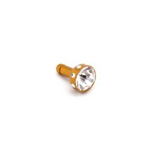 Kapica Slusalica (handsfree) 3,5 mm charm velika zlatna.