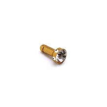 Kapica Slusalica (handsfree) 3,5 mm charm mala zlatna.