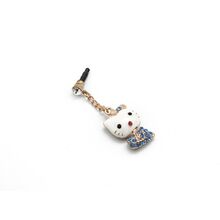 Kapica Slusalica (handsfree) 3,5 mm charm Kitty L plava.