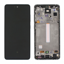 LCD ekran (displej) - Samsung A528B/Galaxy A52s 5G + touchscreen + okvir crni Service Pack ORG/GH82-26861A.