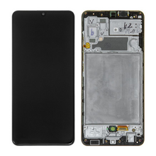 LCD ekran (displej) - Samsung A325/Galaxy A32 2021 + touchscreen + okvir crni Service Pack ORG/GH82-25566A.