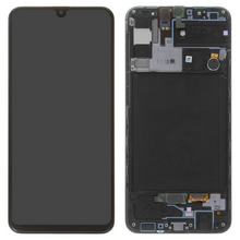 LCD ekran (displej) - Samsung A307/Galaxy A30S + touchscreen + okvir crni Service Pack ORG/GH82-21190A.