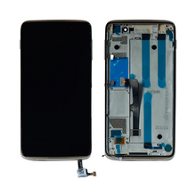 LCD ekran (displej) - Alcatel idol 4/OT-6055+touch screen crni+frame zlatni.