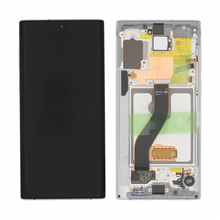LCD ekran (displej) - Samsung N970F/Galaxy Note 10 + touchscreen + okvir Aura beli Service Pack ORG/GH82-20817B.