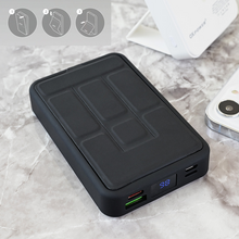 Back Up baterija (univerzalna) prenosiva baterija Magsafe PD W101 10000mAh crna.
