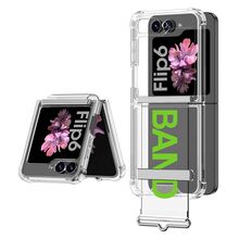 Zastitna futrola providna STRAP - Samsung F741B Galaxy Z Flip 6 5G zelena (GKK case) (MS).