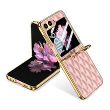 Zastitna futrola RHOMBUS - Samsung F741B Galaxy Z Flip 6 5G roze (GKK case) (MS).