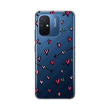 PRINT silikonska futrola skin (ultra tanka) - Xiaomi Redmi 12C Heart Pattern.