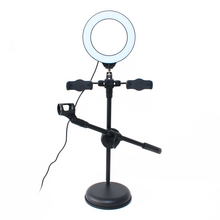 LED lampa 2x holder - mobilni + drzac za mikrofon.